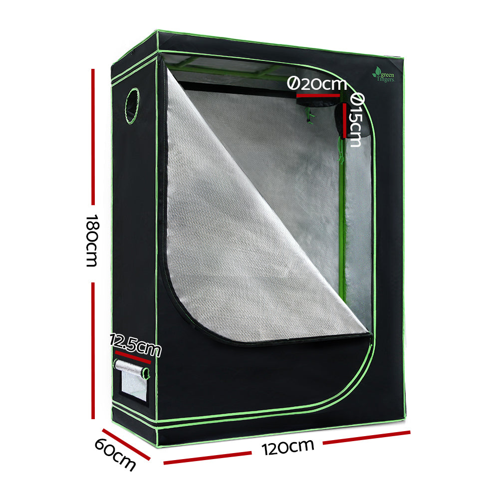 Grow Tent Kits 1680D Oxford 120X60X180CM Hydroponics Grow System