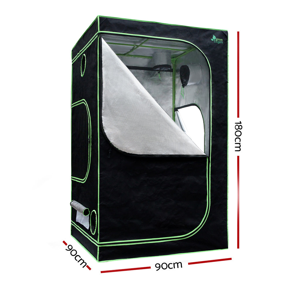 Grow Tent Kits 1680D Oxford 0.9MX0.9MX1.8M Hydroponics Grow System