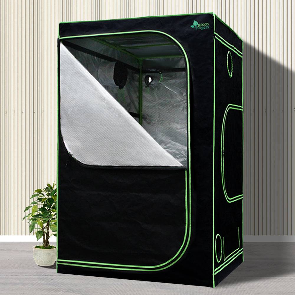 Grow Tent 1200W LED Grow Light 120X120X200cm Mylar 6" Ventilation