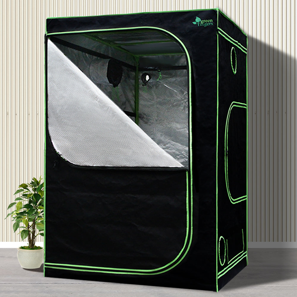 Grow Tent 1200W LED Grow Light 150X150X200cm Mylar 6" Ventilation