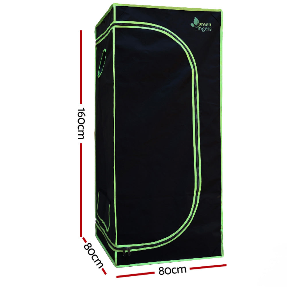 Grow Tent 1000W LED Grow Light 80X80X160cm Mylar 4" Ventilation