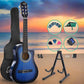 Blue Acoustic Guitar