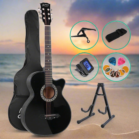 Black Acoustic Guitar