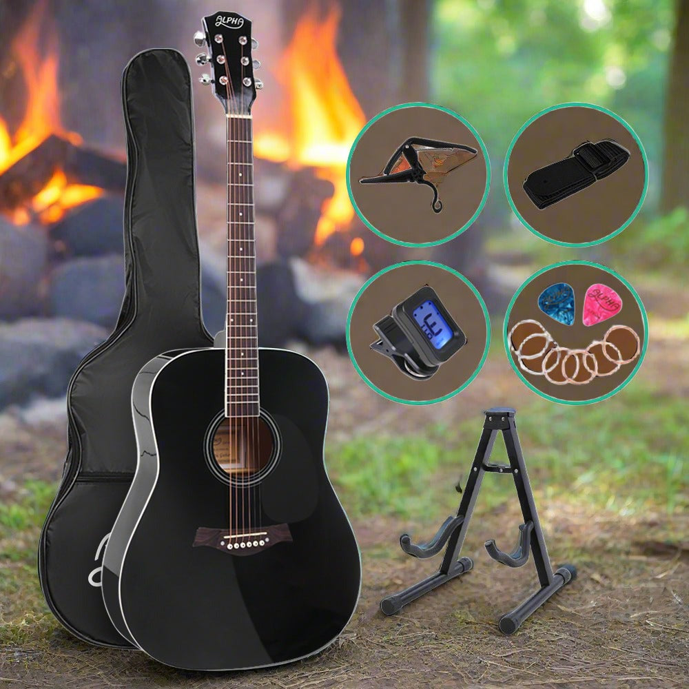 Black Acoustic Guitar