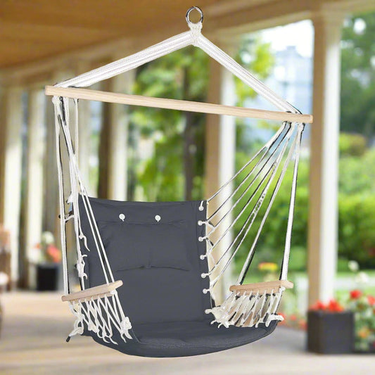 Grey Hammock Swing Chair