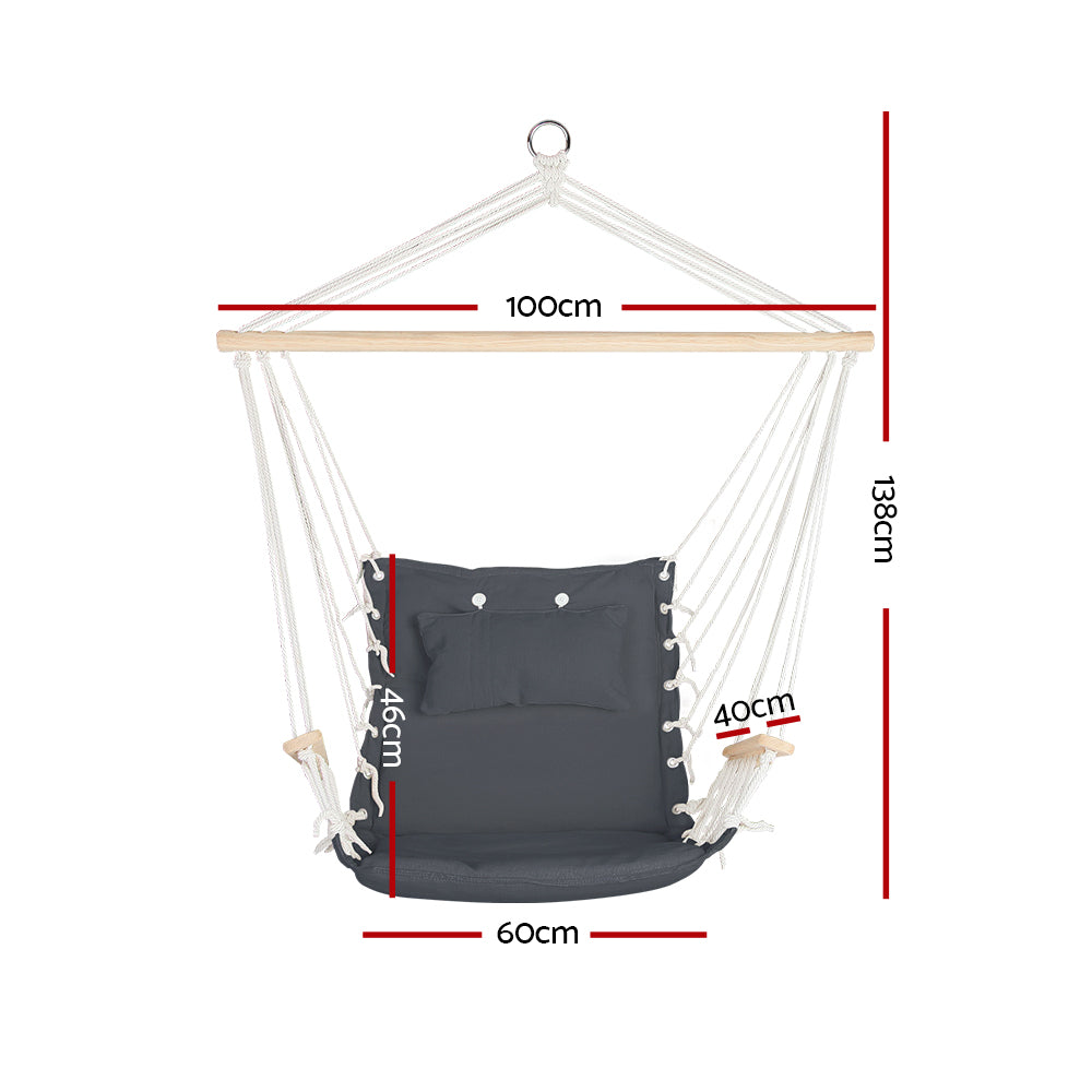 Hammock Hanging Swing Chair - Grey