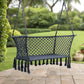 Grey Double Hammock Swing Chair