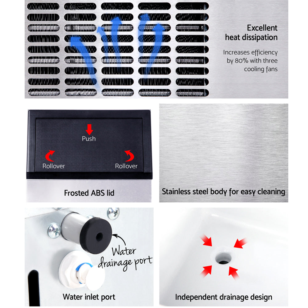 Stainless Steel Commercial Ice Cube Maker