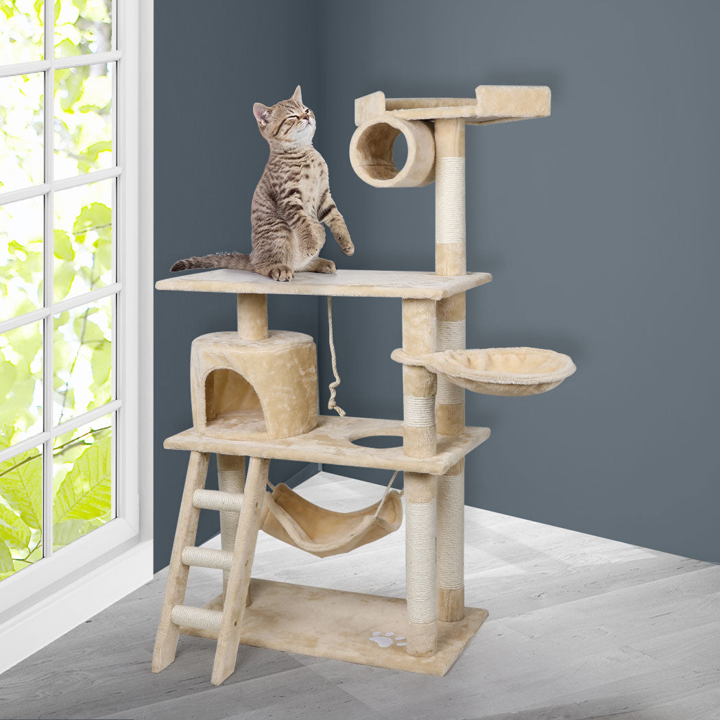 0.8-2.1M Cat Scratching Perch Post Tree Gym House Condo Furniture Scratcher