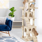 2.1M Cat Scratching Post Tree Gym House Condo Furniture Scratcher Tower