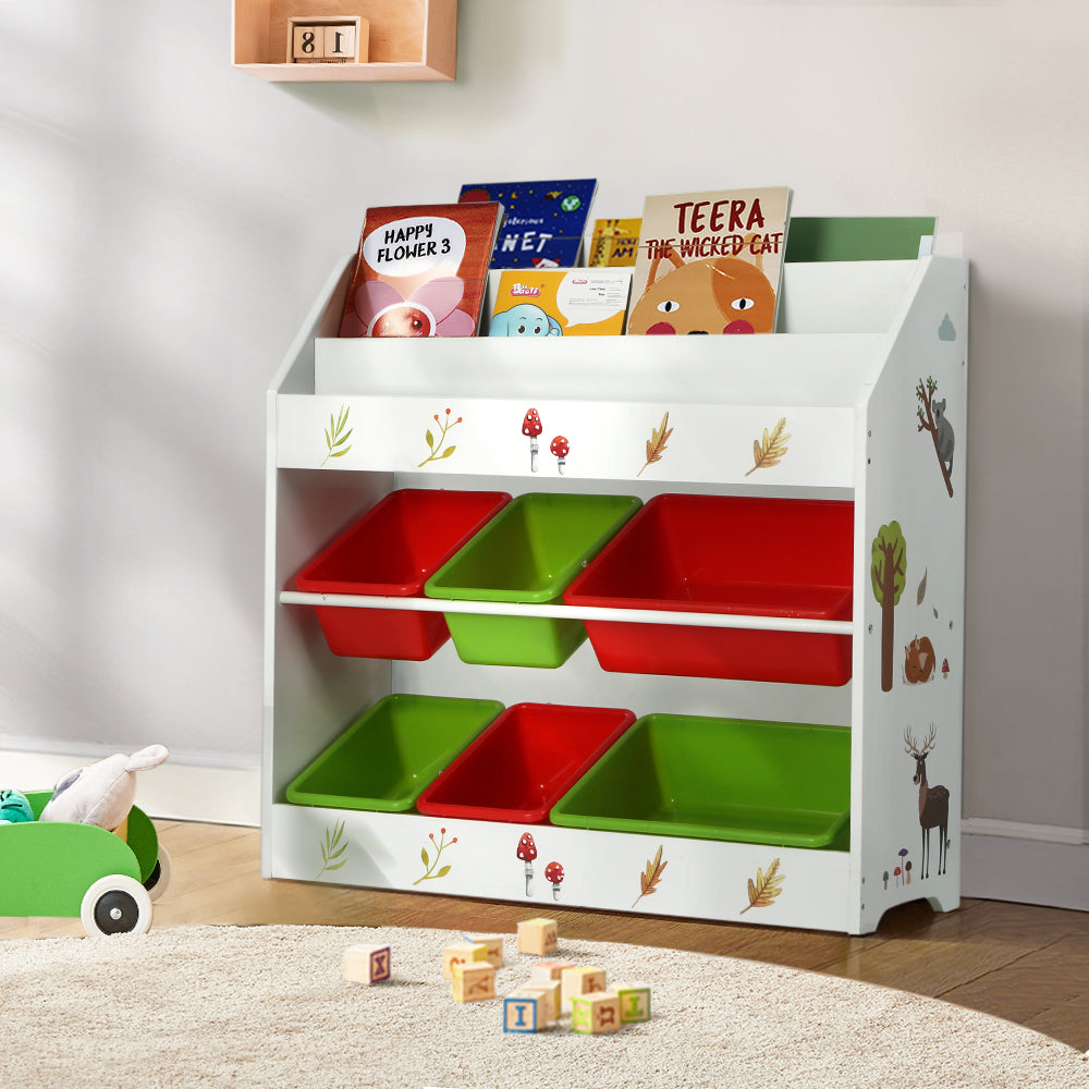 Kids Book and Storage Shelf