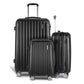 Luggage Set 3pc 20" 24" 28" Suitcase Hardcase Trolley Travel Black