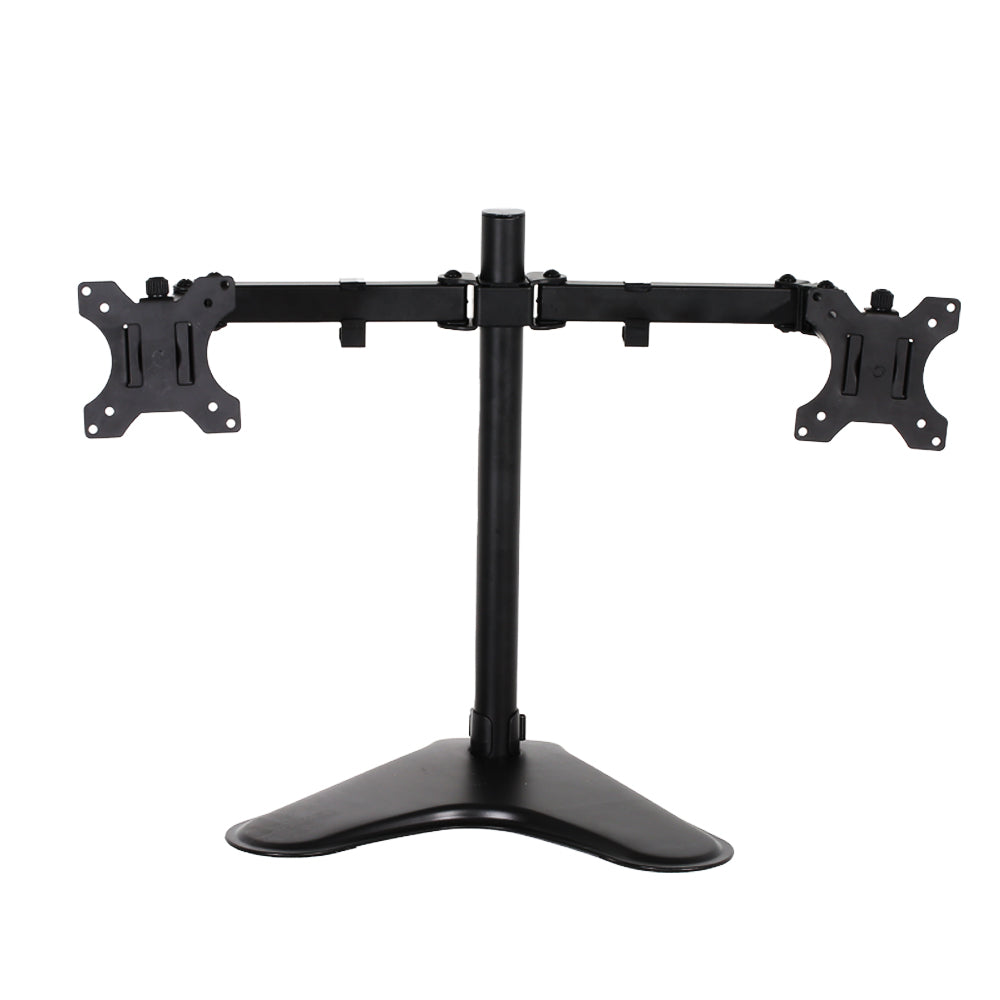 Monitor Arm Stand Dual Black