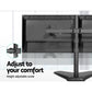 Monitor Arm Stand Dual Black