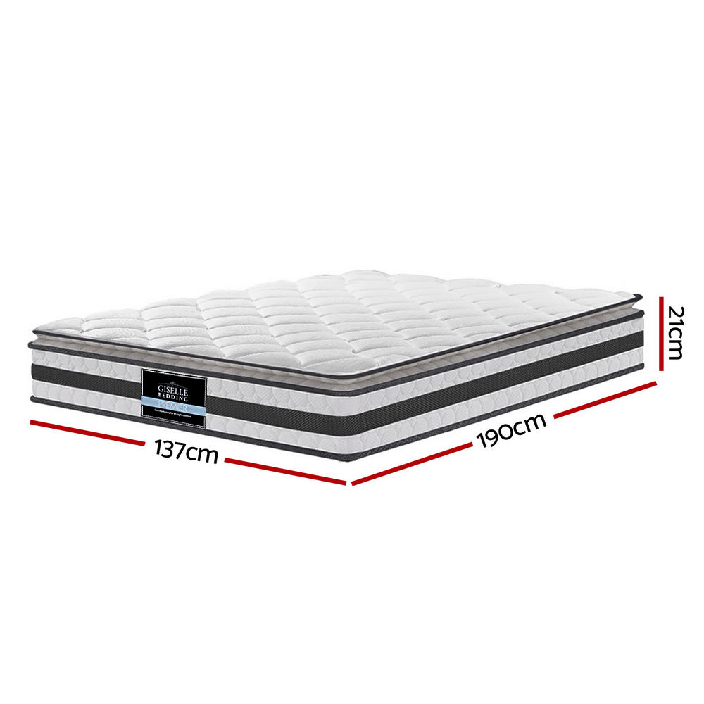 Bedding Normay Bonnell Spring Mattress 21cm Thick Double