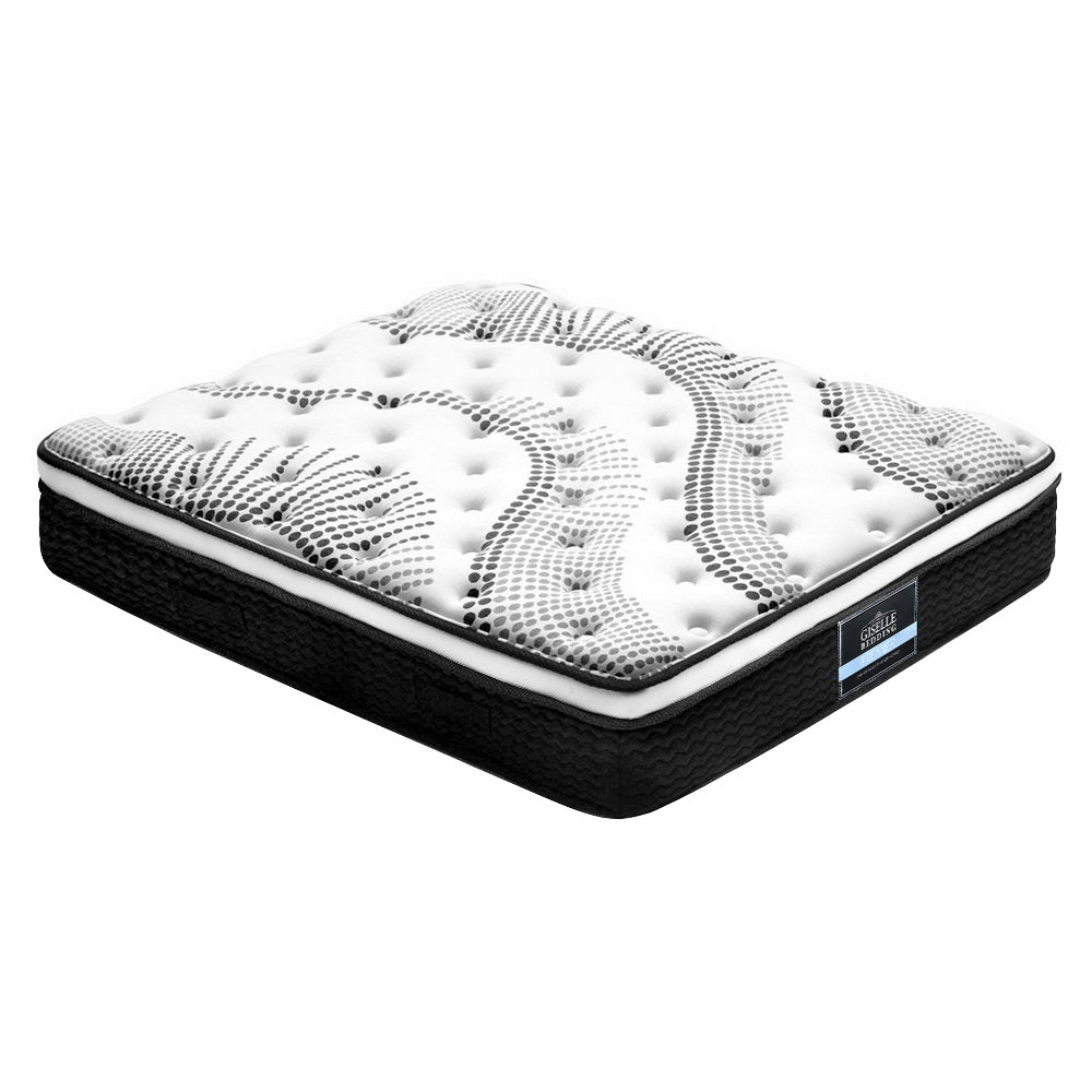 Bedding Como Euro Top Pocket Spring Mattress 32cm Thick Double