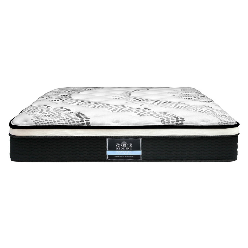 Bedding Como Euro Top Pocket Spring Mattress 32cm Thick Double