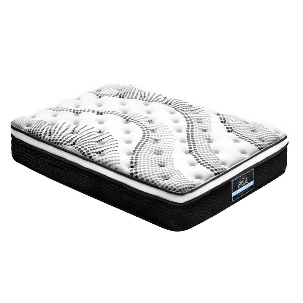 Bedding Como Euro Top Pocket Spring Mattress 32cm Thick King Single