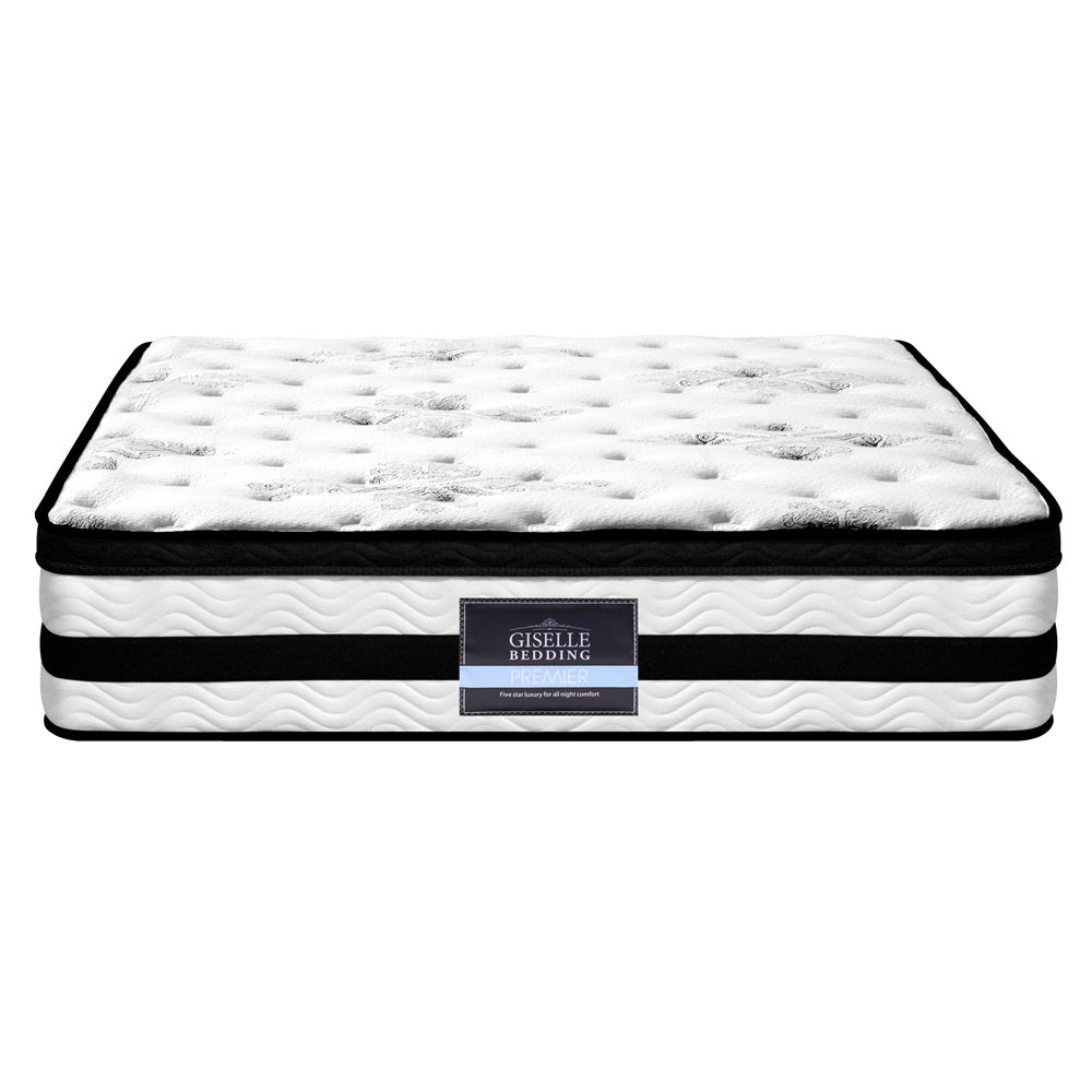 Bedding  Euro Top Pocket Spring Mattress 34cm Thick King