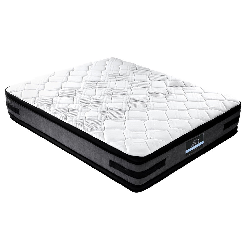 Bedding Luna Euro Top Cool Gel Pocket Spring Mattress 36cm Thick King