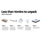Bedding Luna Euro Top Cool Gel Pocket Spring Mattress 36cm Thick King Single