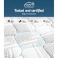 Bedding Luna Euro Top Cool Gel Pocket Spring Mattress 36cm Thick Queen