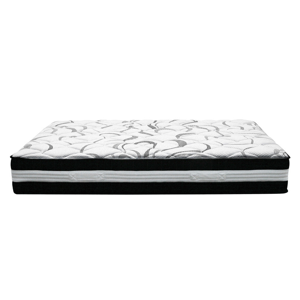 Bedding Mykonos Euro Top Pocket Spring Mattress 30cm Thick Queen