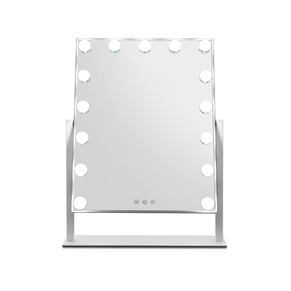 Hollywood Makeup Mirror with 15 Dimmable Bulb Lighted Dressing Mirror