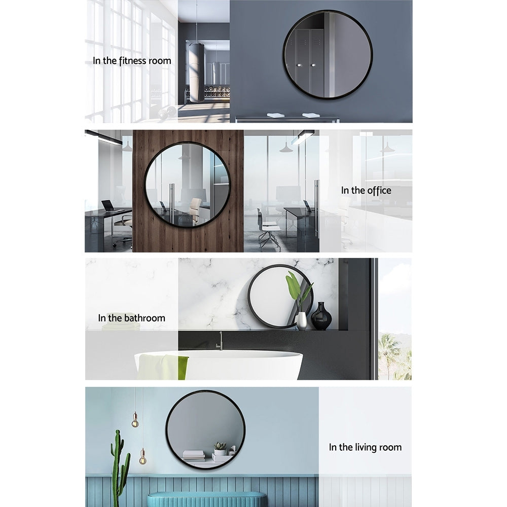 70cm Round Wall Mirror Bathroom Makeup Mirror