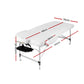 3 Fold Portable Aluminium Massage Table - Black