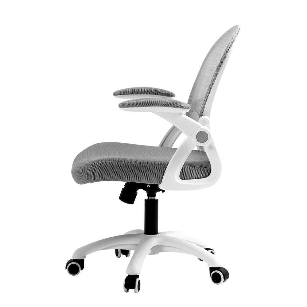 Mesh Office Chair Mid Back Grey