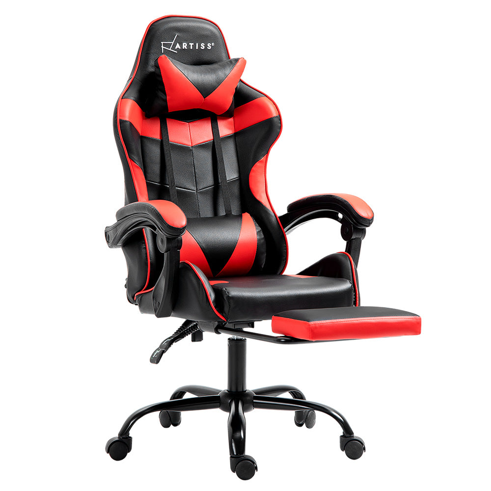 Office Chair Gaming Computer Executive Chairs Racing Seat Recliner Red