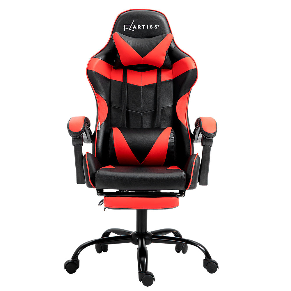 Office Chair Gaming Computer Executive Chairs Racing Seat Recliner Red