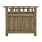Outdoor Storage Box Wooden Garden Bench Chest Toy Tool Sheds Furniture