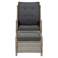 Recliner Chair Sun lounge Outdoor Setting Patio Furniture Wicker Sofa