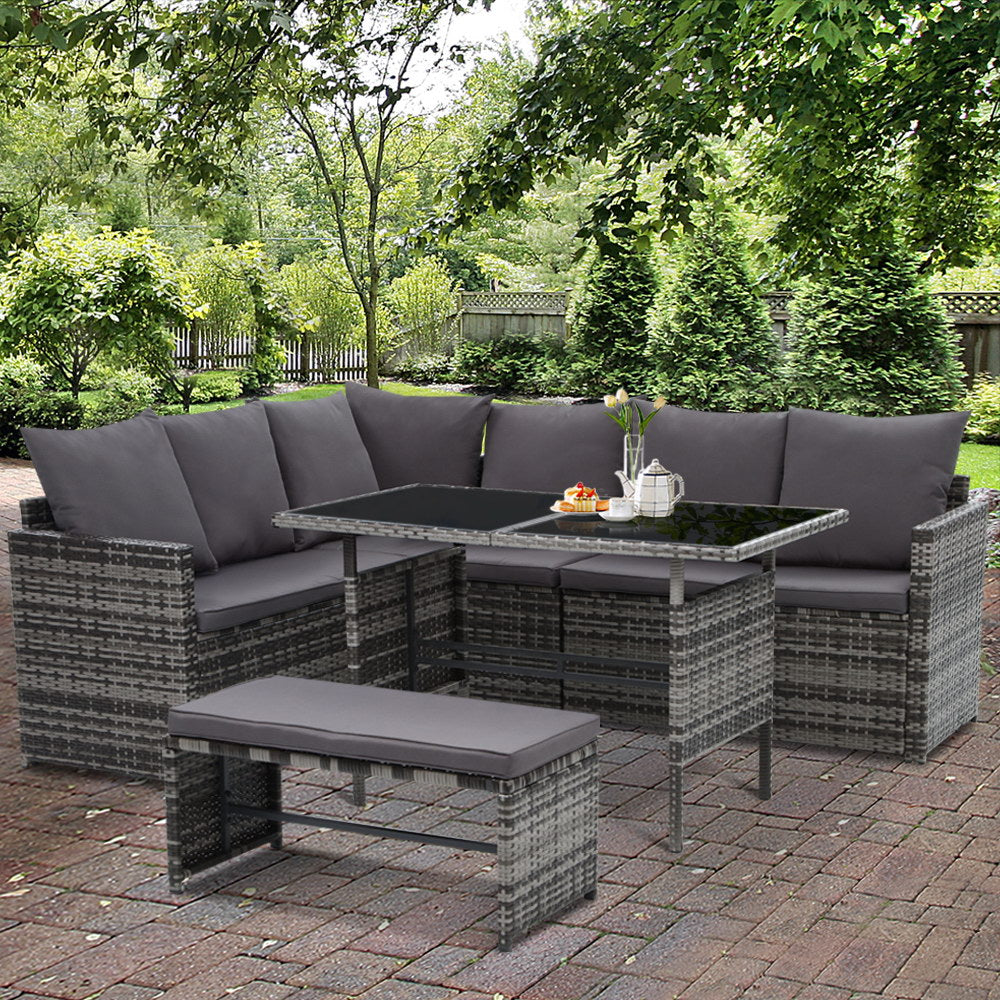 8 Seat Outdoor Dining Set