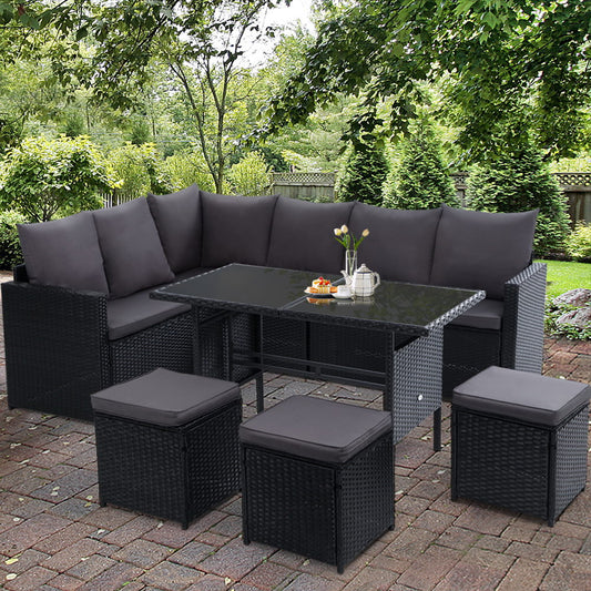 9 Piece Outdoor Dining Set