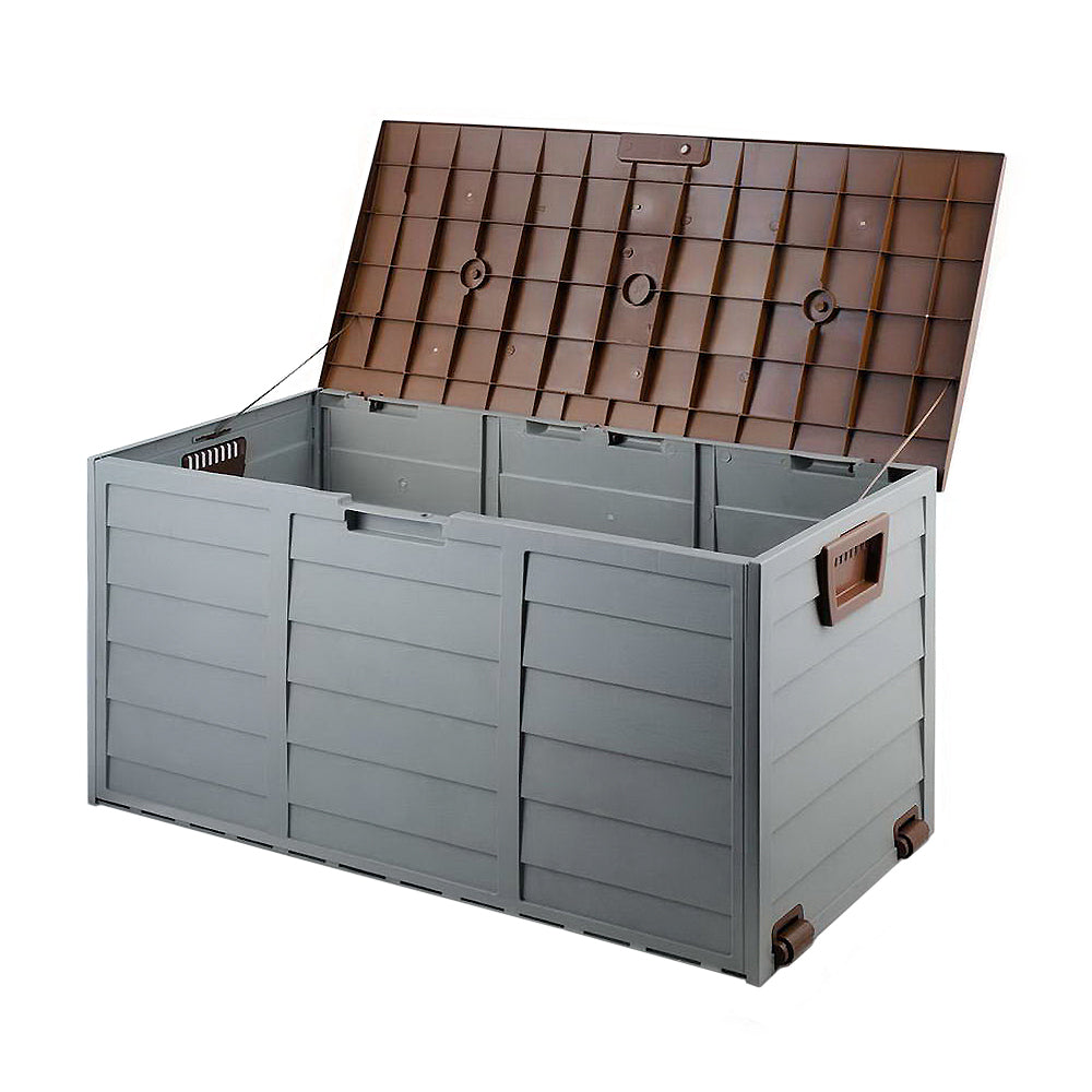 290L Outdoor Storage Box - Brown