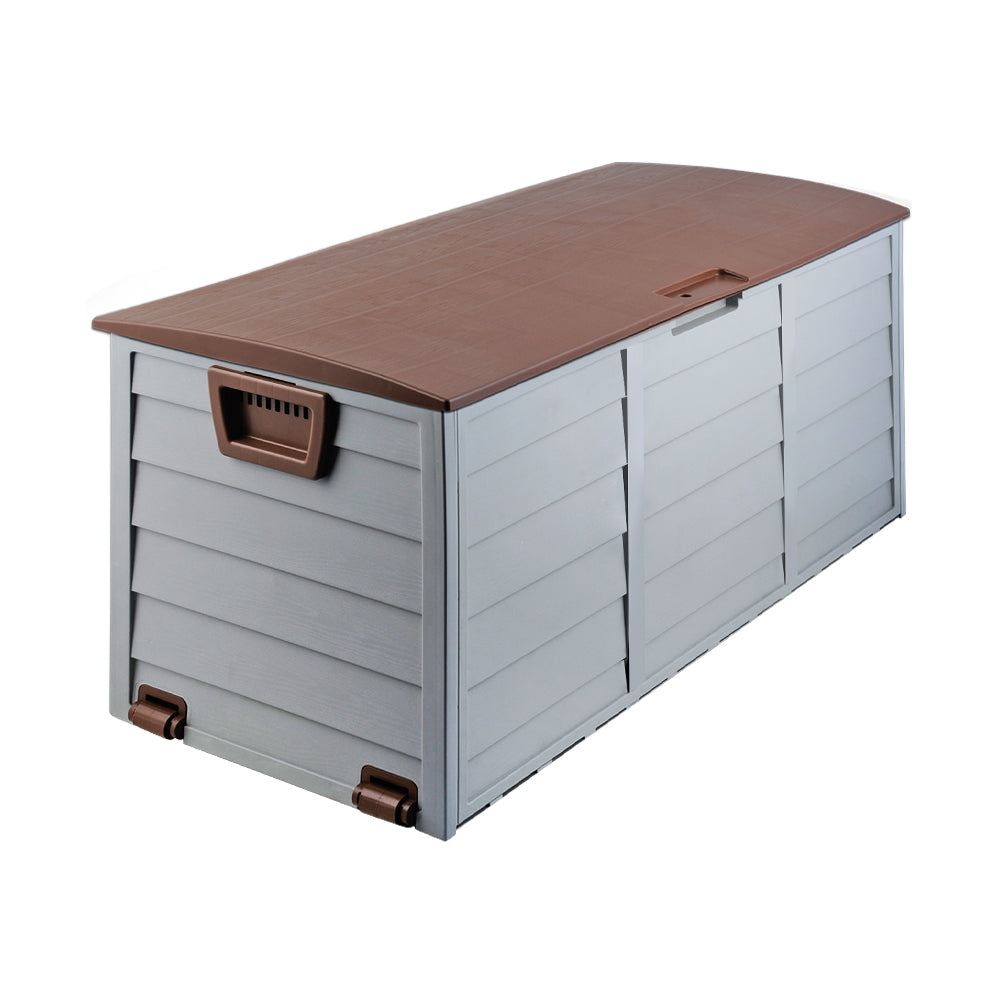 290L Outdoor Storage Box - Brown