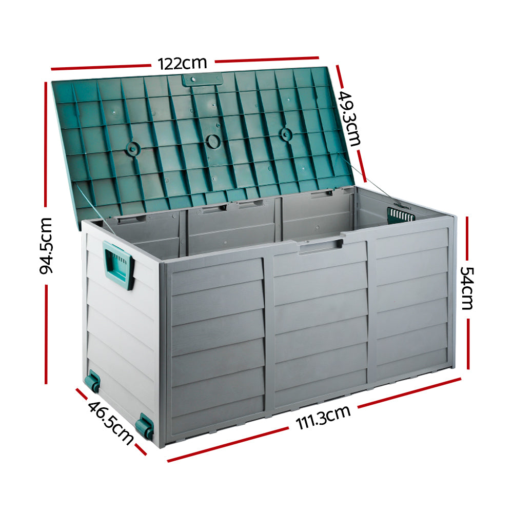 290L Outdoor Storage Box - Green