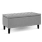 Grey Storage Ottoman