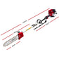 Pole Chainsaw 4 Stroke Petrol Hedge Trimmer Pruner Chain Saw Long