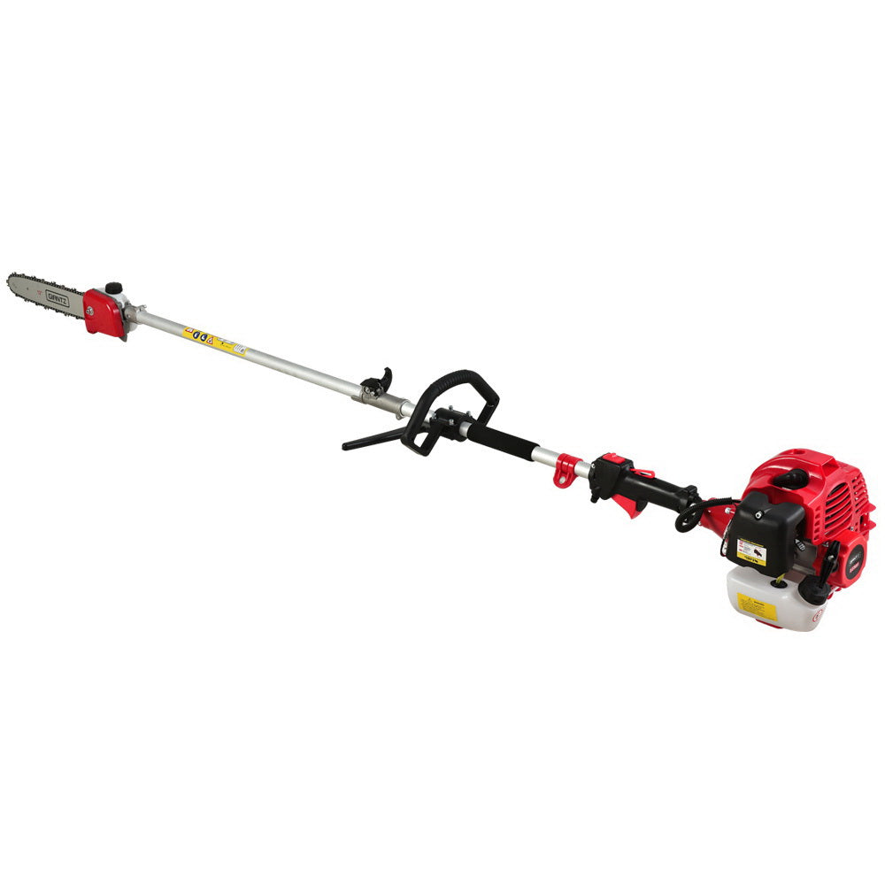 Pole Chainsaw Petrol Hedge Trimmer Pruner Chain Saw Brush Cutter Combo