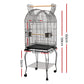 Large Bird Cage with Perch - Black