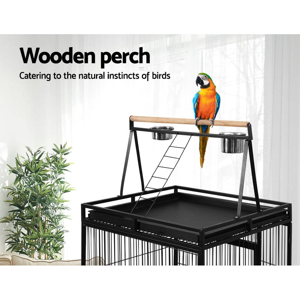 Bird Cage Pet Cages Aviary 173CM Large Travel Stand Budgie Parrot Toys