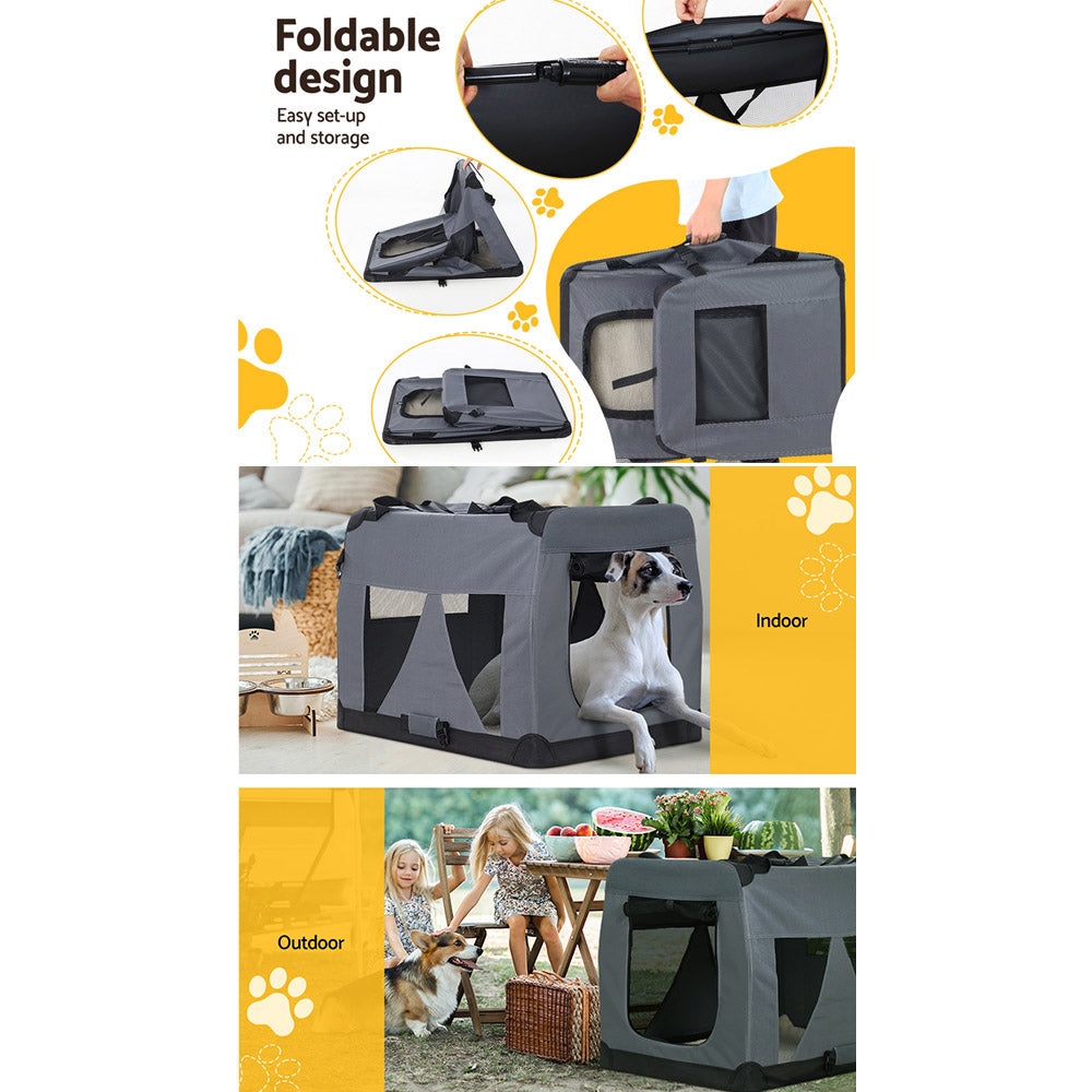 Pet Carrier Soft Crate Dog Cat Travel Portable Cage Kennel Foldable 4XL