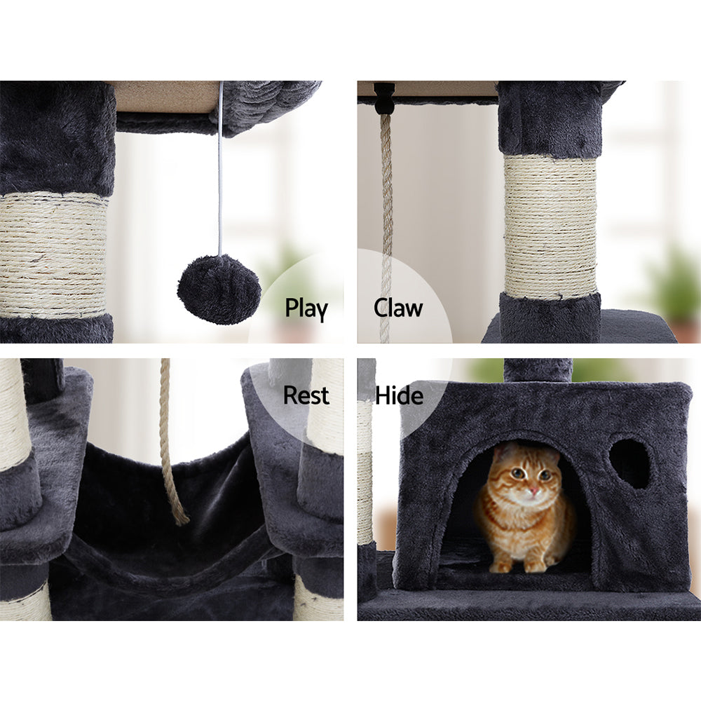 Cat Tree Trees Scratching Post Scratcher Tower Condo House Furniture Wood