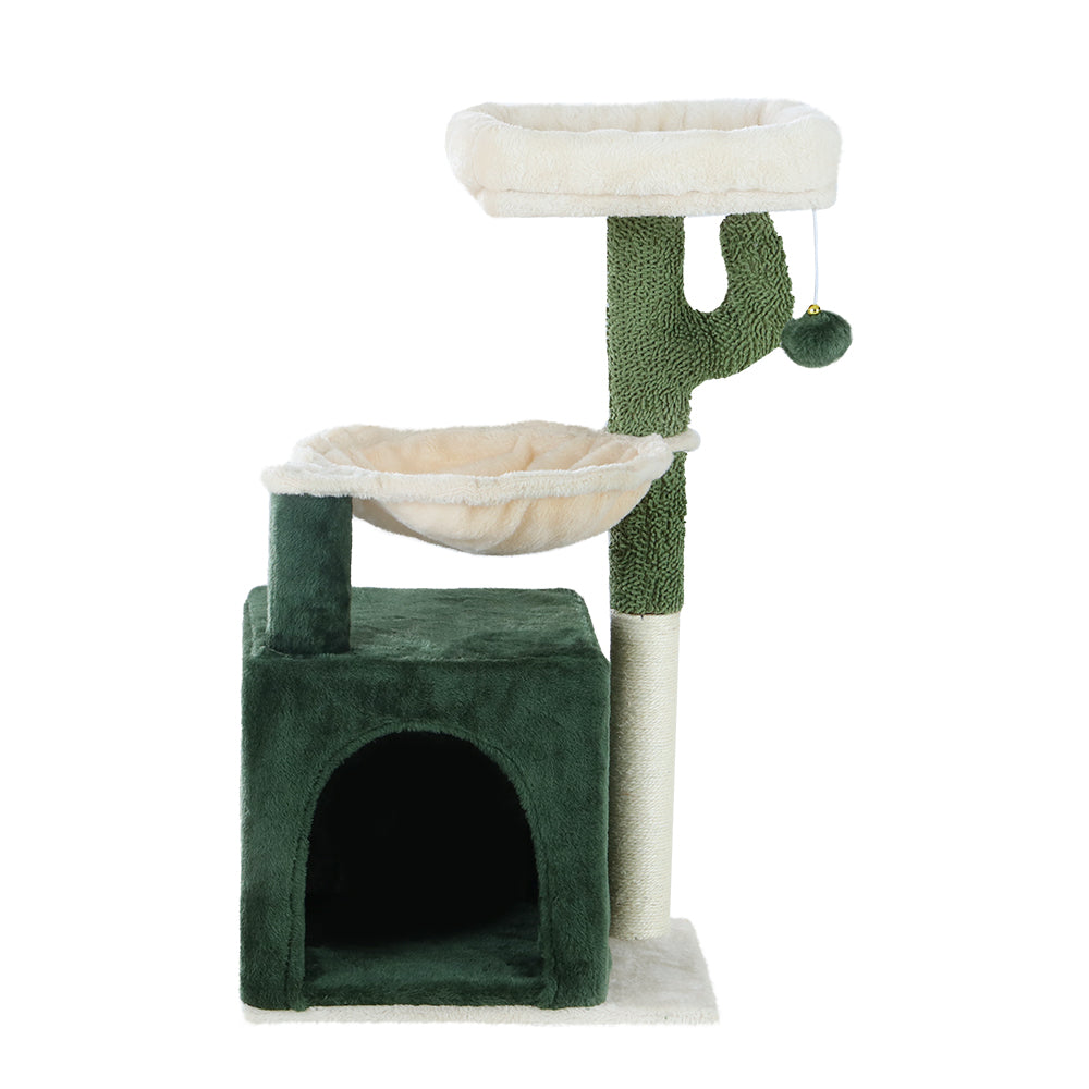 Cat Tree Tower Scratching Post Scratcher Wood Condo Bed Toys House 78cm