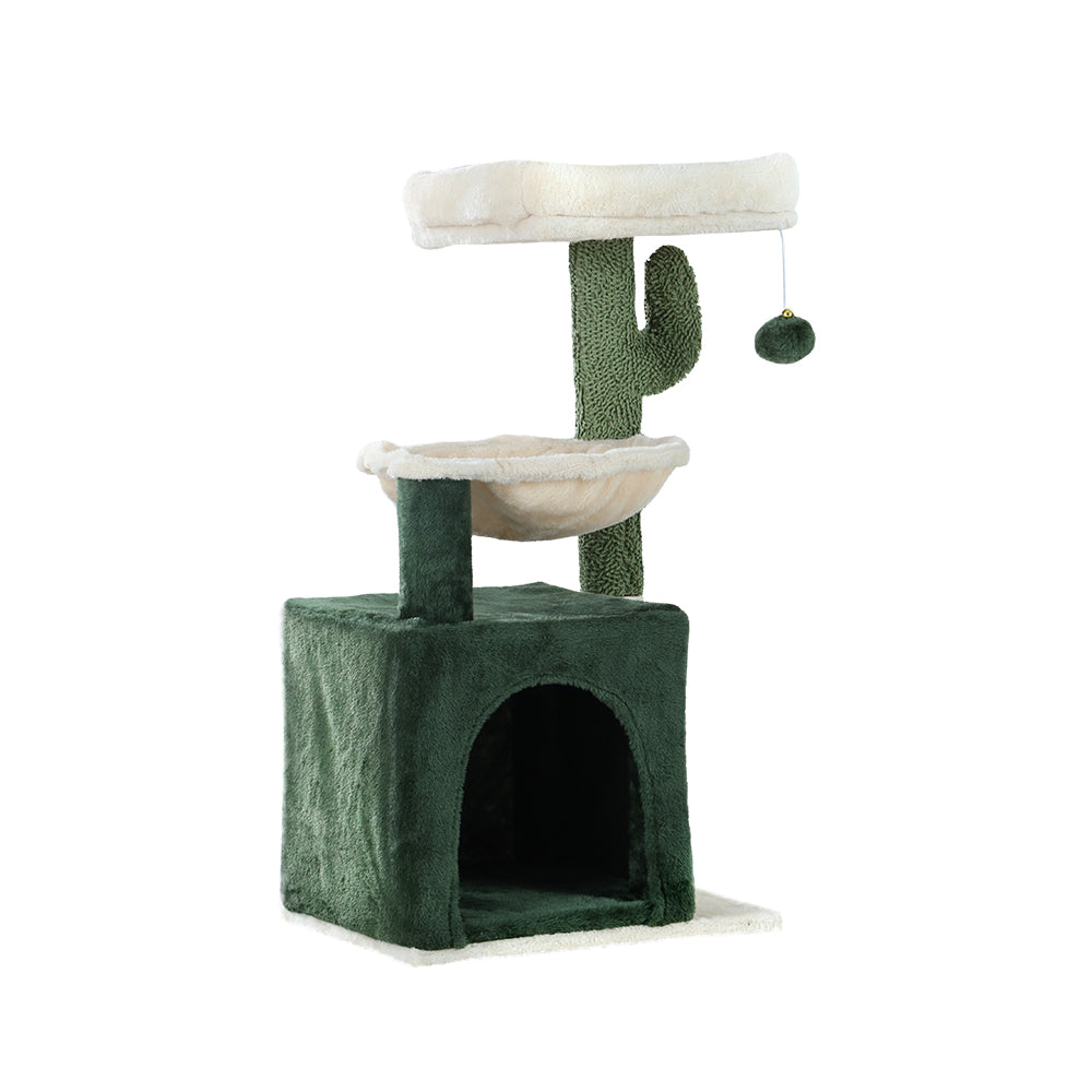 Cat Tree Tower Scratching Post Scratcher Wood Condo Bed Toys House 78cm