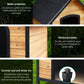 Dog Kennel House Extra Large Outdoor Wooden Pet House Puppy XL